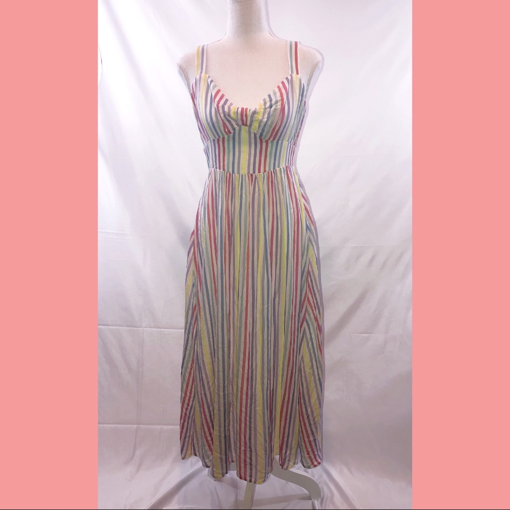 ⚡Forever 21 Ice scream Stripe Dress